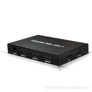 HDMI switcher box 4 in 1 out